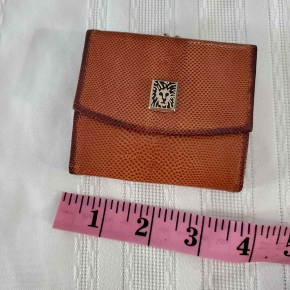 Vintage Anne Klein By St. Thomas Trifold Leather Wallet - Picture 3 of 9